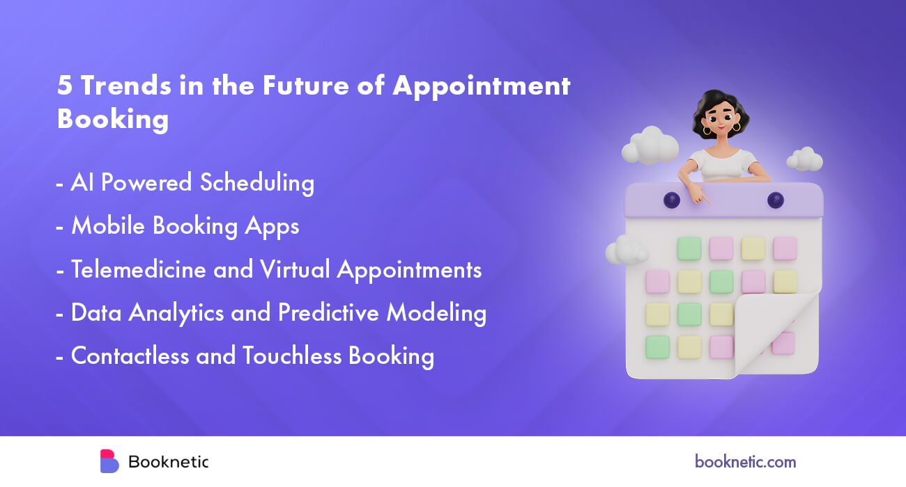 an image depicting the main trends in the future of appointment booking